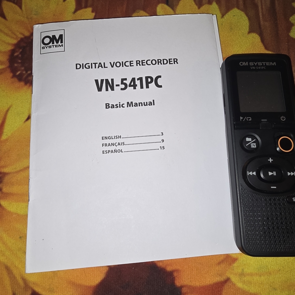 Black Digital Voice Recorder